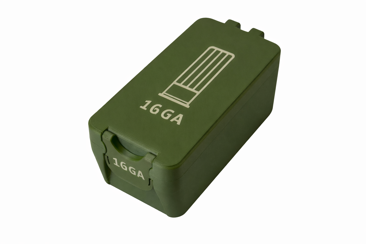 16 Gauge Ammo Box – 15 Rounds