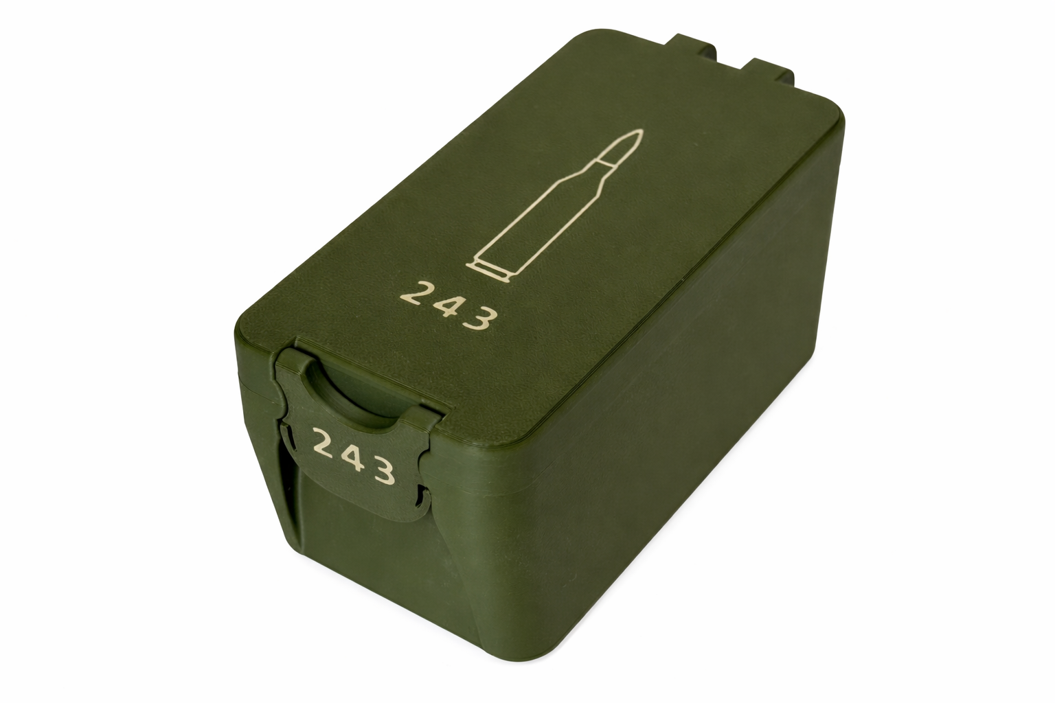 243 Win Ammo Box – 50 Rounds