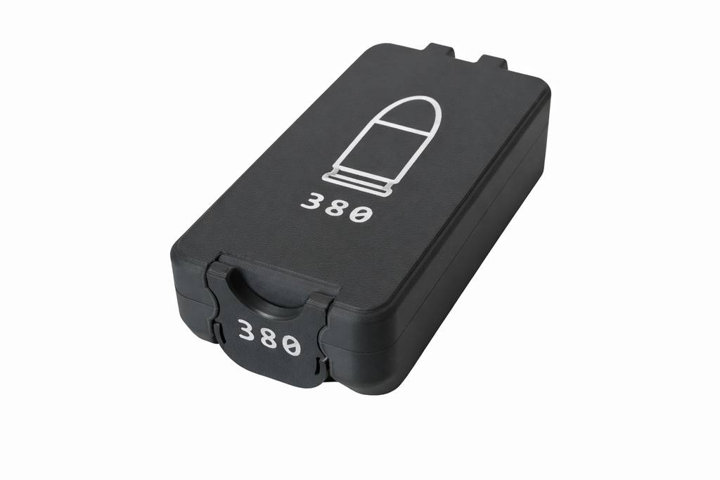 380 ACP Ammo Box – 50 Rounds