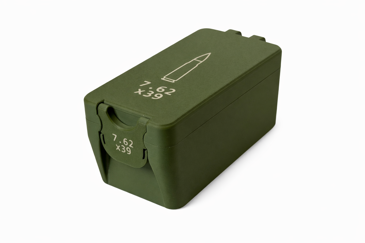 7.62x39 Ammo Box – 50 Rounds