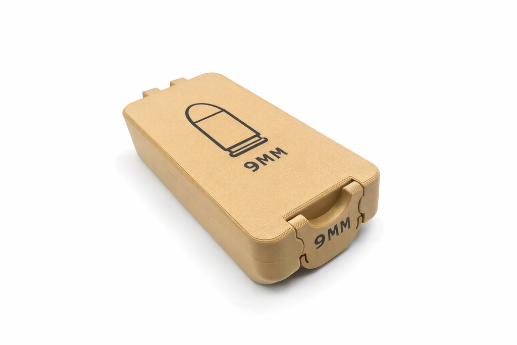 9mm Ammo Box – 50 Rounds