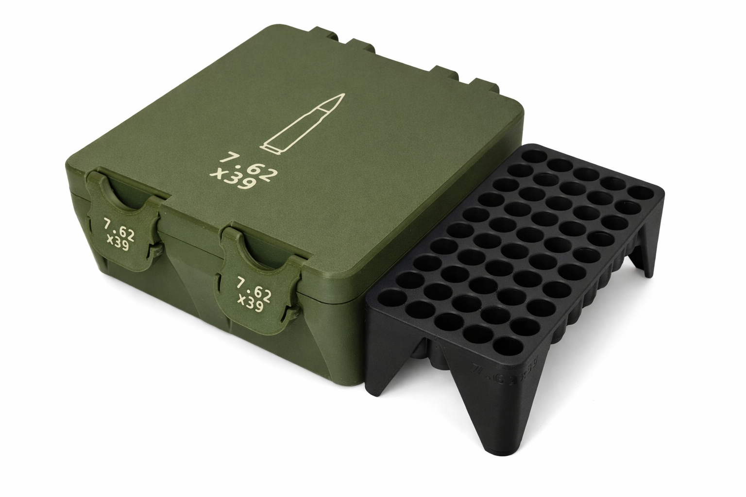 7.62x39 Ammo Box - 100 Rounds