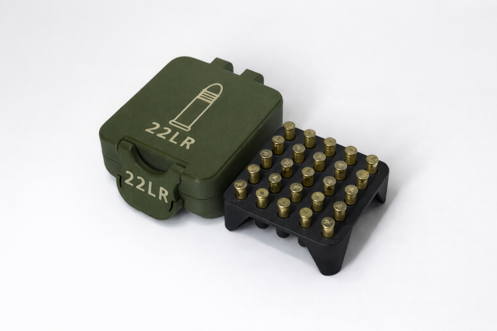 22 LR Ammo Box – 25 Rounds
