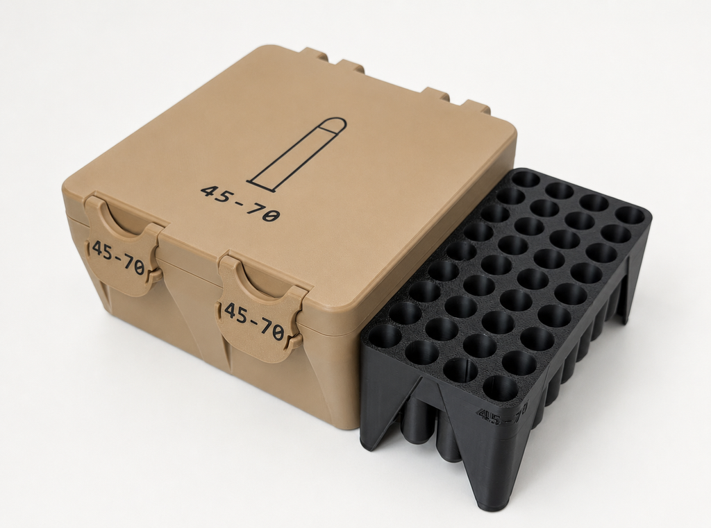 45-70 Ammo Box – 72 Rounds