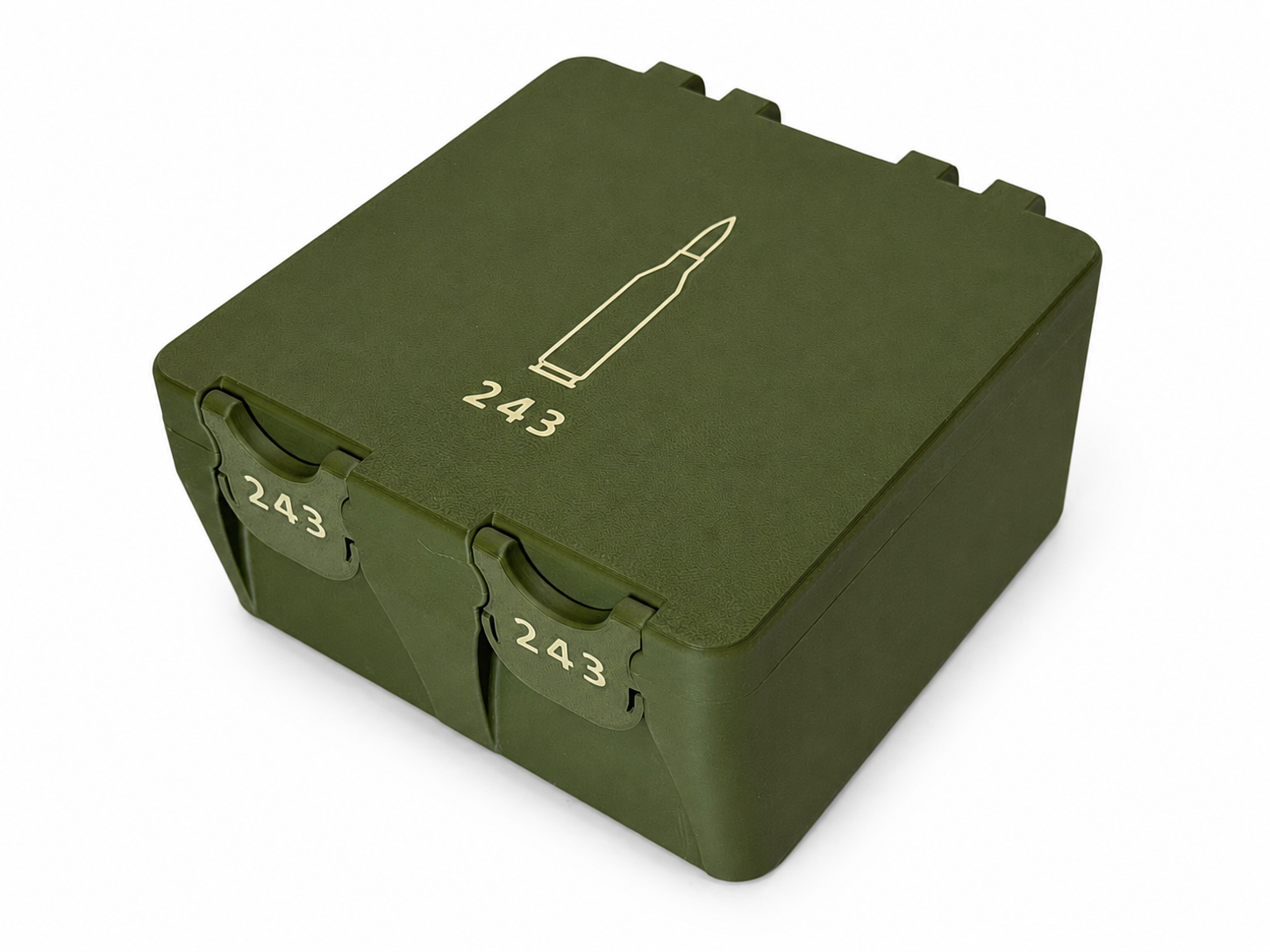 243 Win Ammo Box – 100 Rounds