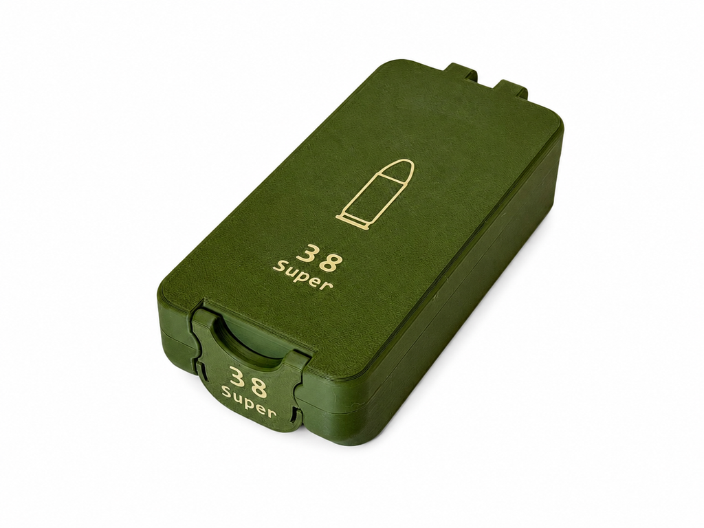 38 Super Ammo Box – 50 Rounds