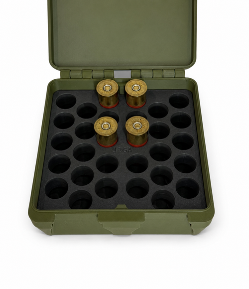 12 Gauge Ammo Box - Fits Up to 3 Inch Shells – 30 Rounds