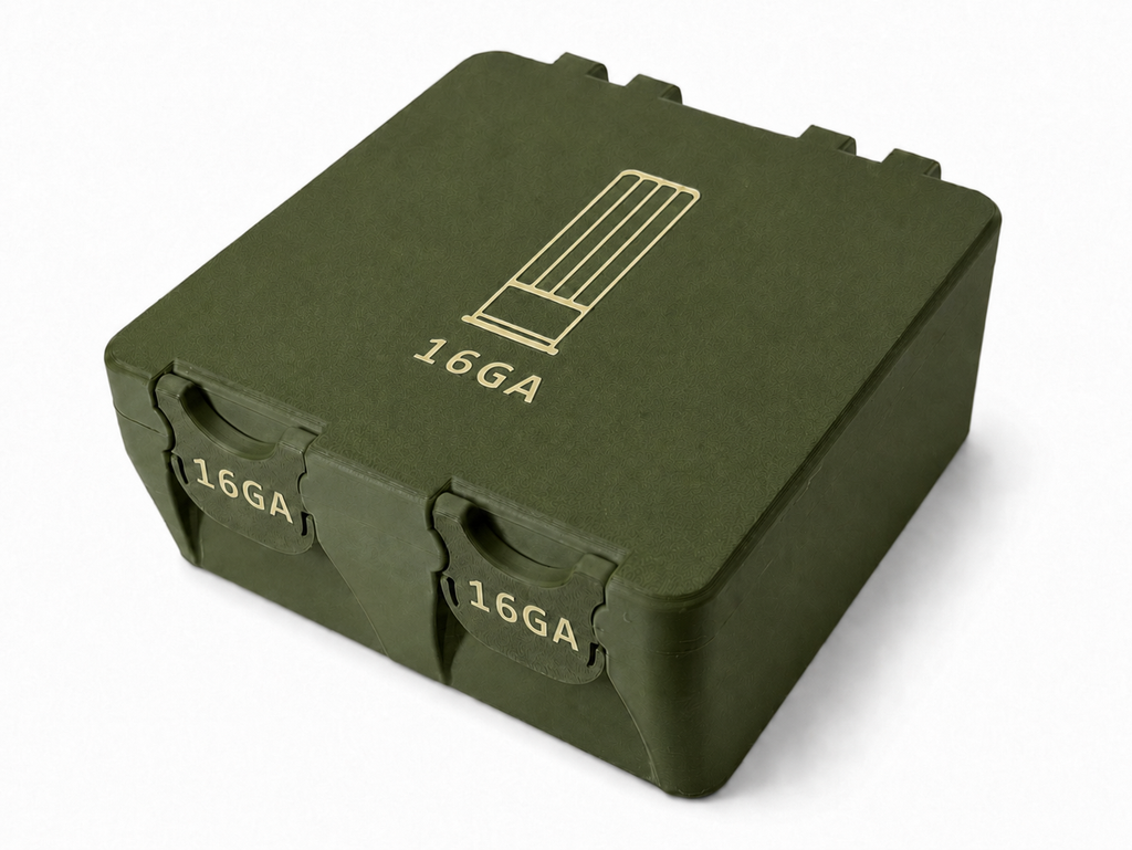 16 Gauge Ammo Box - Fits Up to 3 Inch Shells – 30 Rounds