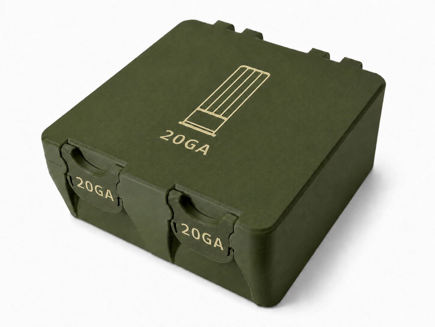 20 Gauge Ammo Box - Fits Up to 3 Inch Shells – 30 Rounds