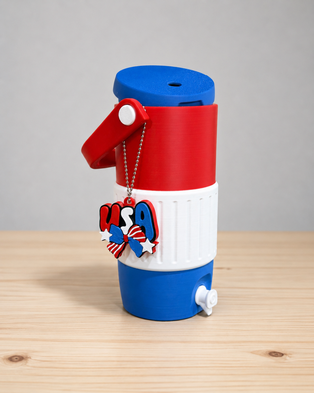 America's 250th Freedom Sipper w/USA Pop Tab Opener - 12 oz. Slim Cans